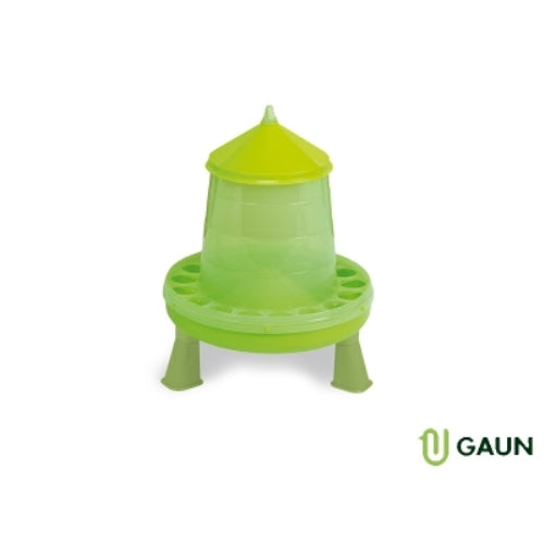 TOLVA PLASTICO AVES 4 KG CON PATAS. PISTACHO