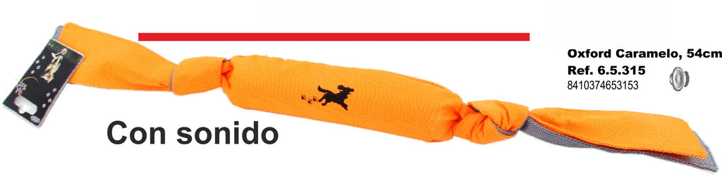 CARAMELO OXFORD 54 CM. NARANJA
