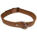 COLLAR PIEL LABRADO 20X450mm. TOSTADO