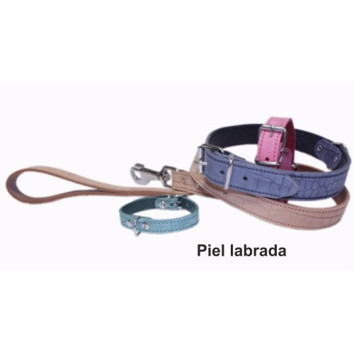 RAMAL PIEL LABRADO 13X1000MM. AZUL